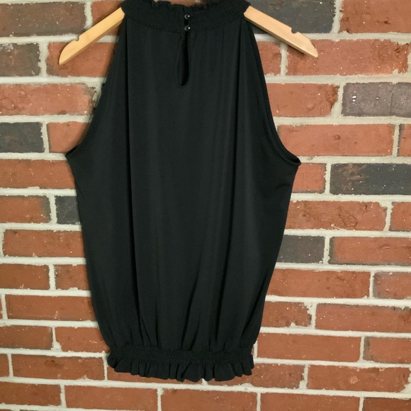 Black Adrianna Papell  sleeveless top - Picture 3 of 5